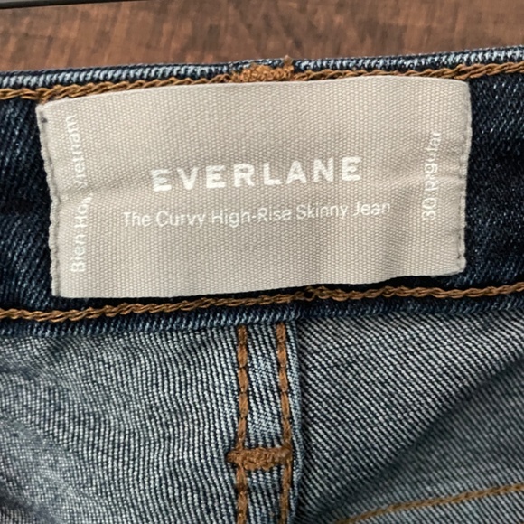 Everlane curvy high rise skinny Jean, 30 - Picture 4 of 4
